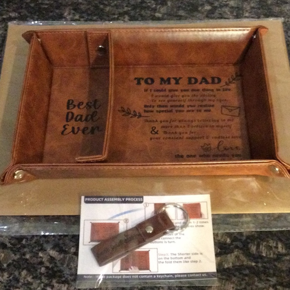 “I love you, Dad” Valet Organizer